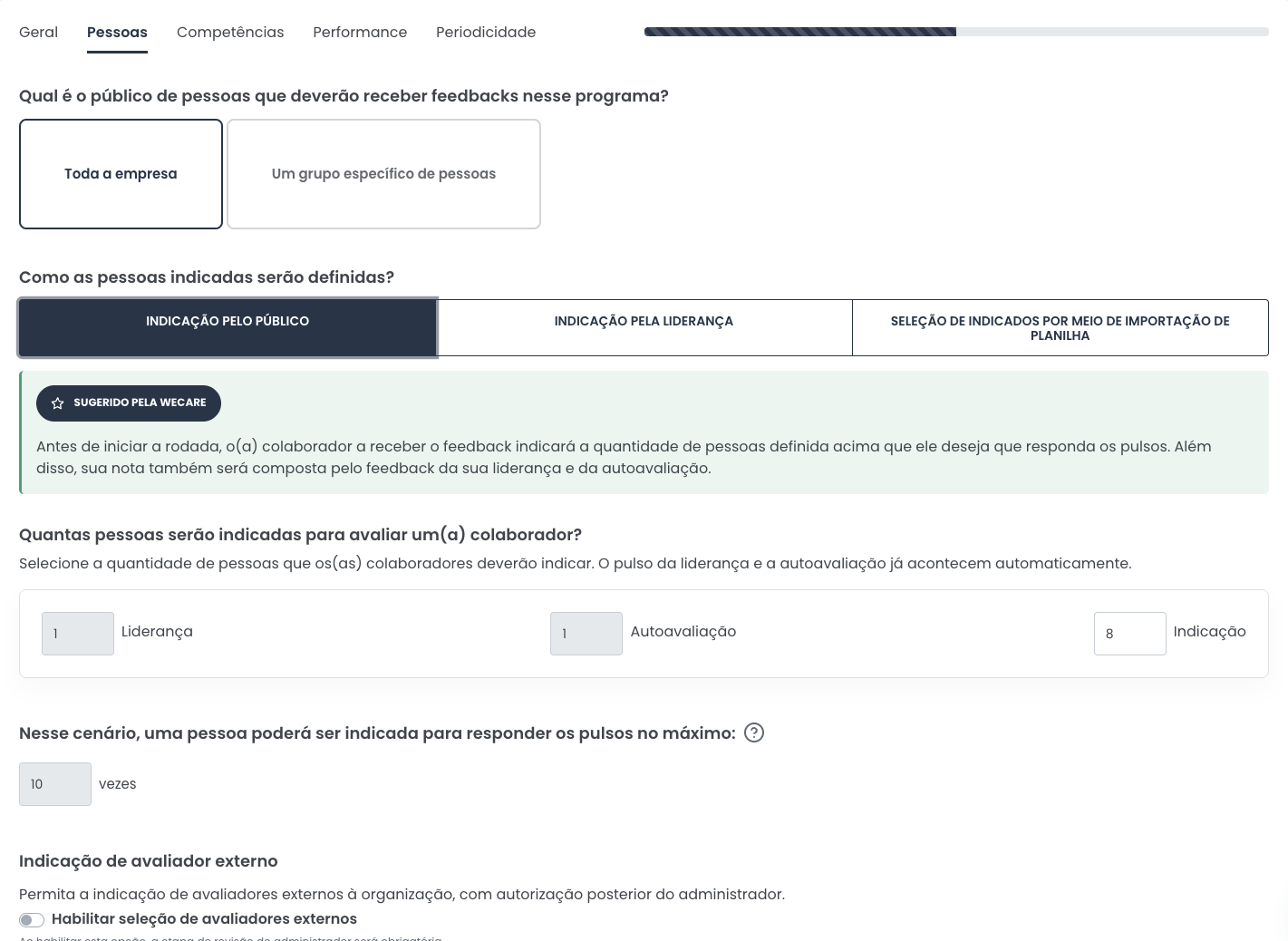 Tela Editar pulso · Pessoas